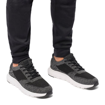 Sneakers slip-on nere e grigie da uomo Riflessi Urbani, Sneakers Uomo, SKU m114002167, Immagine 0